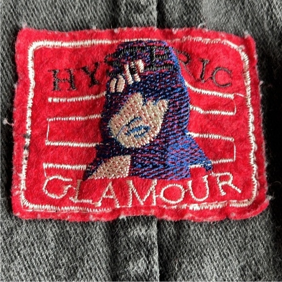 Hysteric Glamour Vintage Goth Grunge Punk Distressed Overall Mini Dress Whimsi - Picture 7 of 11